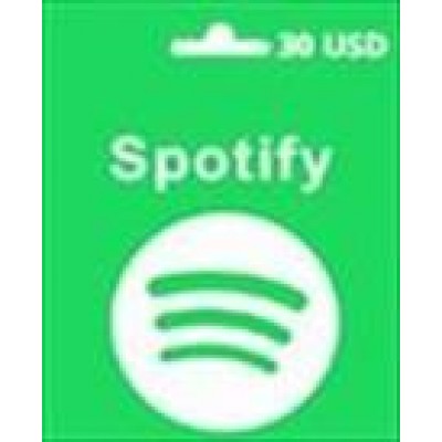 Spotify Gift Card - 30 Usd