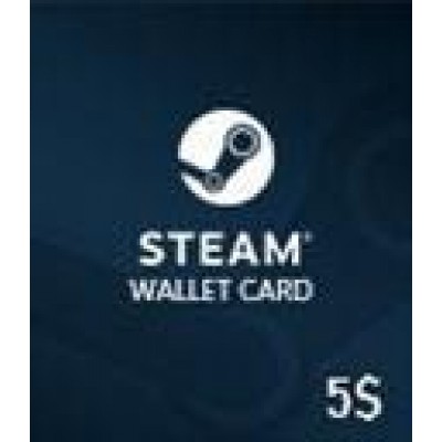 Steam Wallet Card 5 USD 