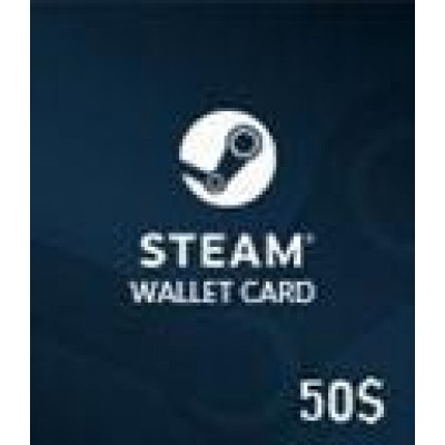 Steam Wallet Card 50 USD 
